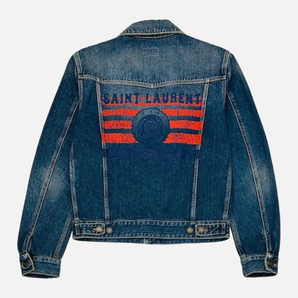 SAINT LAURENT Blue Denim Jacket